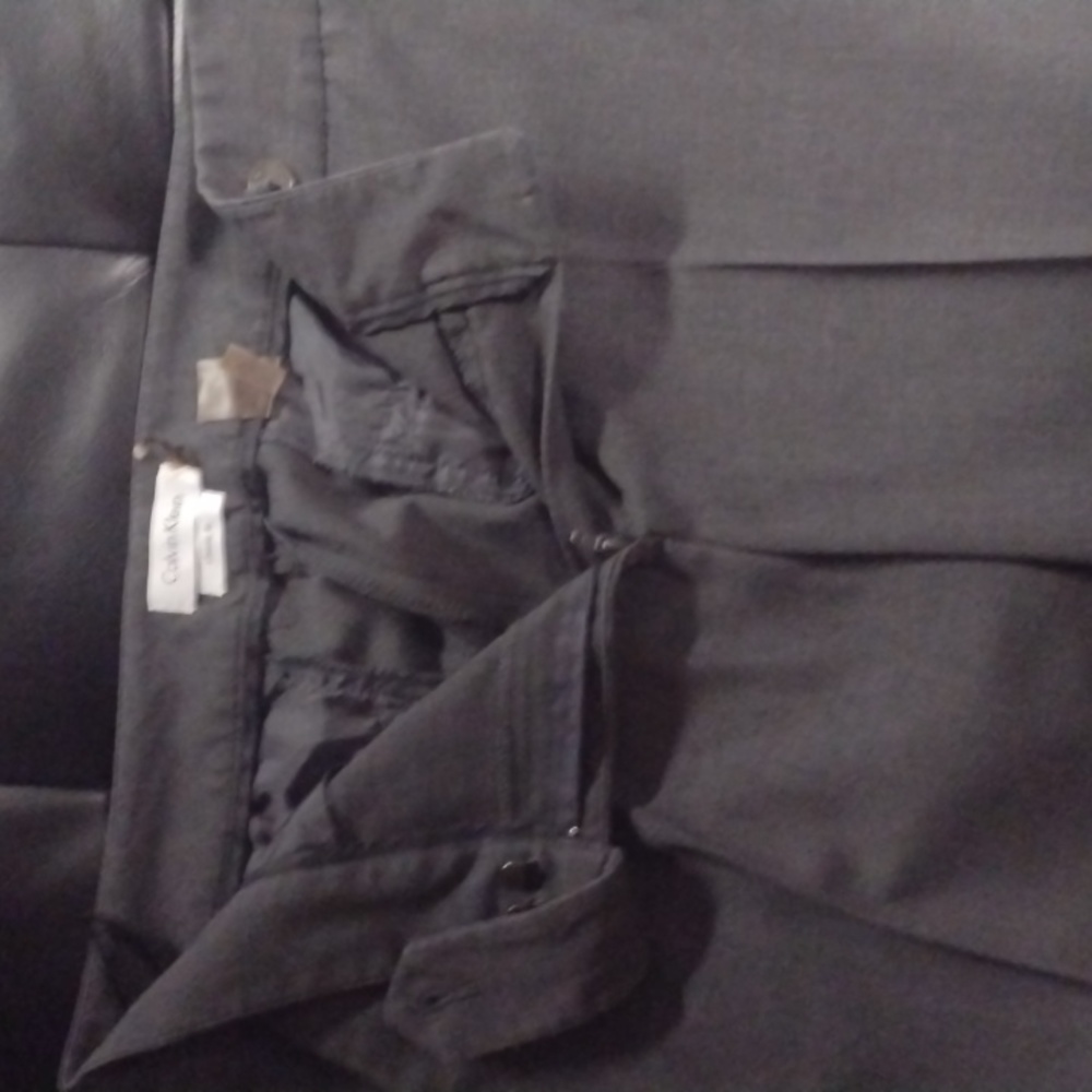 Grey Classic Fit Calvin Klein Dress Pants Size 8